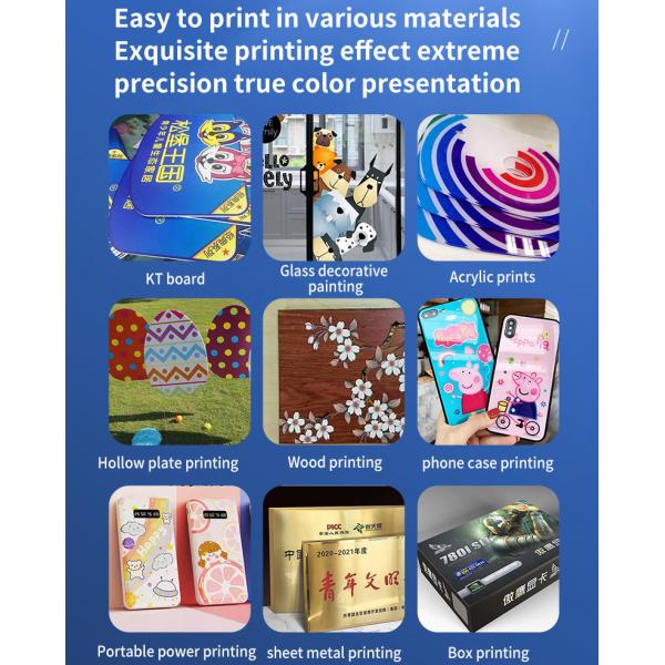 UV Flatbed Inkjet Printer versatile Large Format Flat Bed Printer