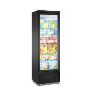 Quality 450L Energy Saving Commercial Glass Door Freezer Showcase Upright Cooler for sale