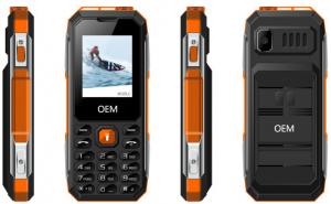 Quality Factory Outlet New Product! 1.77 Inch GSM Rugged Feature Phone Dual SIM Cheap Cell Phones With Power Bank Flashing Light for sale