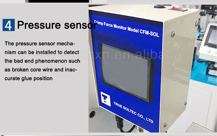 YH-1800RY Wire Stripping and Crimping Terminal Machine with 0.8-7mm Stripping Length