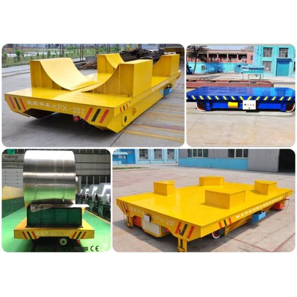 5t automobile flat bed rail transfer bogie running on steel rail in painting blasting room