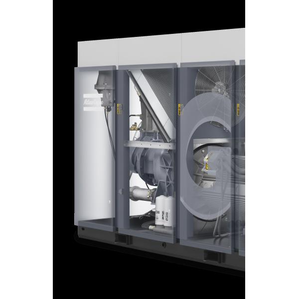 Oil Injected Rotary Atlas Screw Air Compressor Ga200+ 5.5-10.9 Bar Working Pressure