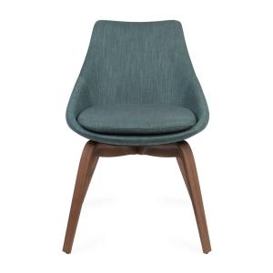 Quality Penelope Porada Dining Chairs / Solid Canaletta Walnut Porada Furniture Italy for sale
