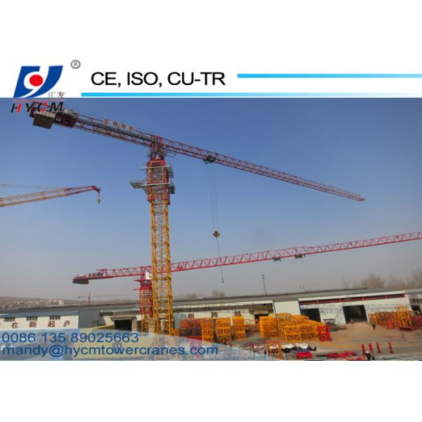 60m Boom 10ton 2*2*3m Split Mast Section QTP6016 Topless Tower Crane Manufacturer