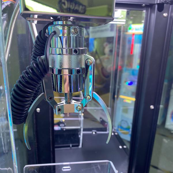 Playfun Coin Operated Toys Candy World Mini Claw Game Machine with Cash Bill Acceptor accept Customize