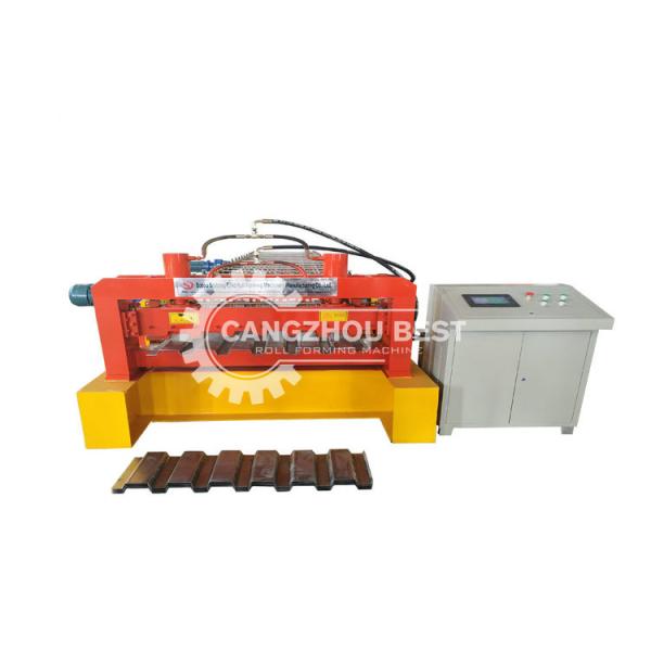 Low Noise Automatic Metal Floor Deck Roll Forming Machine For Popular Profile Machine