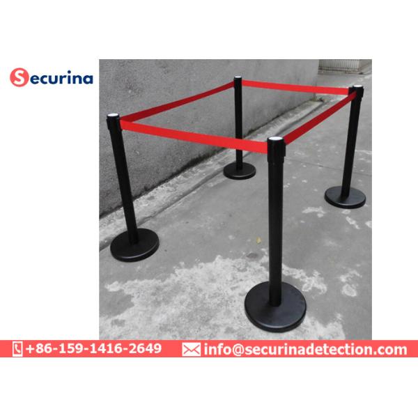 Stainless Steel Stanchion Security Bollards Crowd Control 910mm Height CE Approval