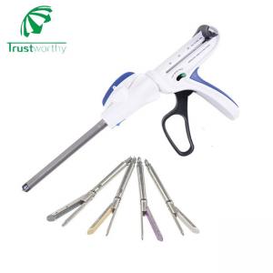 China Teardrop Shaped Nail Groove Disposable Linear Cutter Stapler Thoracic Surgery on sale