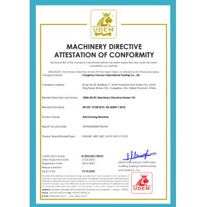 Cangzhou Famous International Trading Co., Ltd Certifications