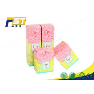 High End Paper Colored Corrugated Boxes Folding Gold Stamping For Cosmetic