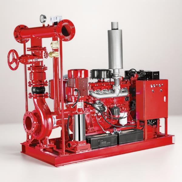 Diesel Engine Fire Pump System 2000GPM Multistage Pump
