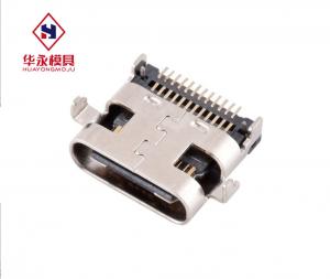 Quality 24 Pin Female USB 3.1 Type C Connector Sunk Type for sale