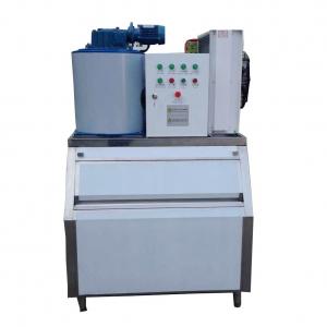 Quality 3 Ton Commercial Fish Salt Flake Ice Maker Machine Automatic Control for sale