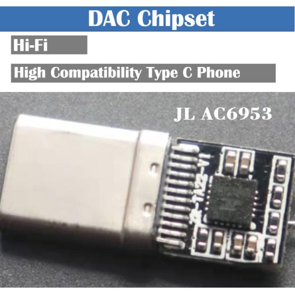 High Compatible DAC Braided Headphone USB Type C to 3.5mm Audio Adapter for Pixel Google