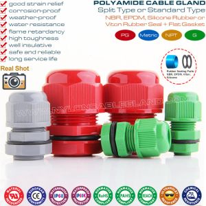 Buy cheap Plastic IP68 Waterproof Cable Glands Electrical Joints Connectors with Integral from wholesalers