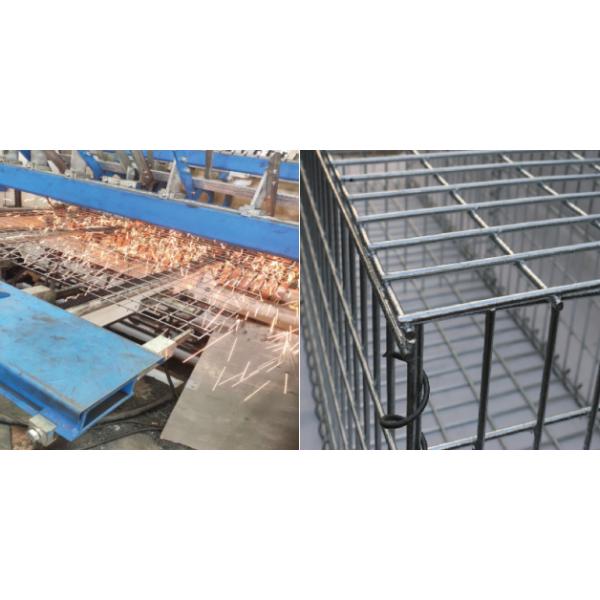 Decorative Welded Stone Fence Galfan Gabion Mesh