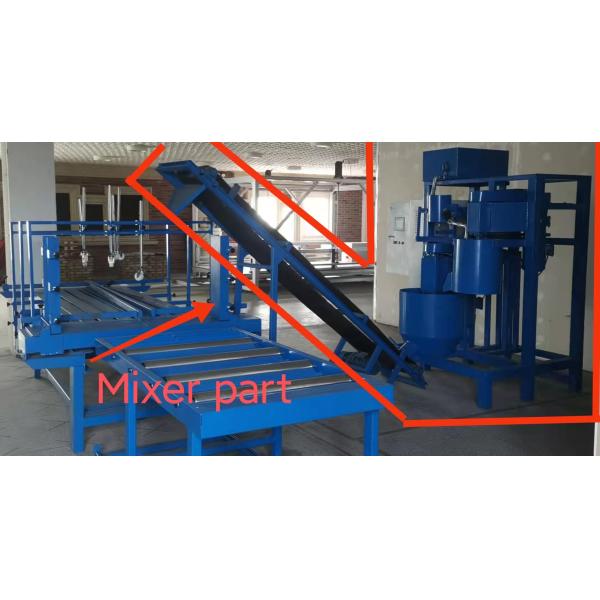 Efficient Coating Solution EPS Cement Coating Machine for Expanded Polystyrene, Cement Plastering