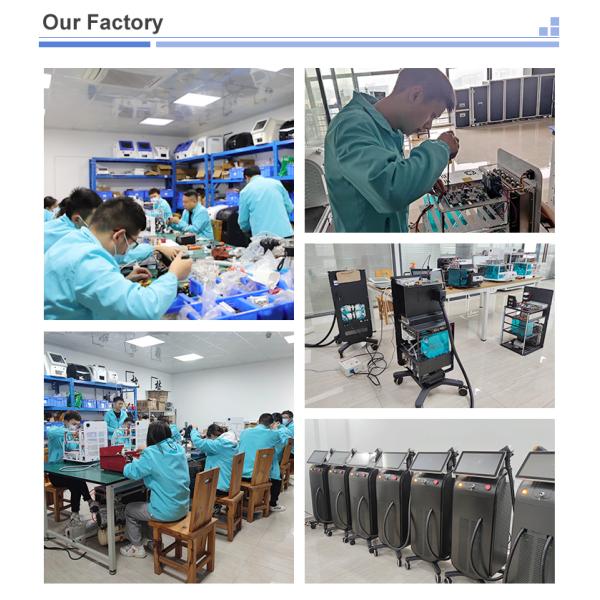 Stationary Q Switched Nd Yag Laser Machine Professional Pico Laser Tattoo Removal Machine 808nm