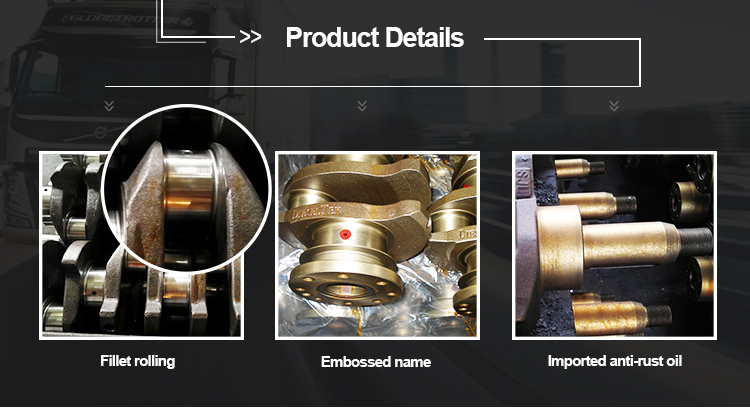 Durable Diesel Engine Car Crankshaft , Nissan PF6 Engine Parts Crankshaft