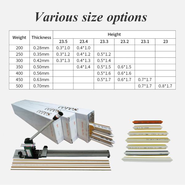 Creasing Matrix 0.3*1.3 Printing Machine Spare Parts