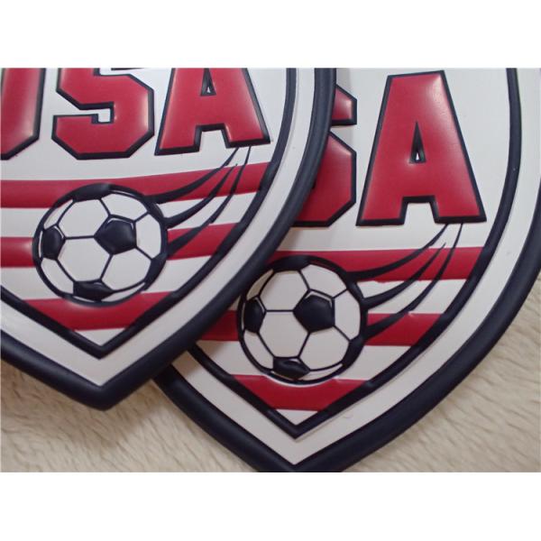 Colorful Garment Patches Metal TPU Screen Printing High Frequency Embossed Logo