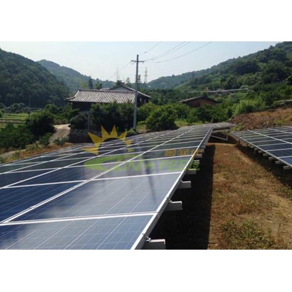 Rust Resistant Solar Module Mounting Structure Aluminum And Stainless Material