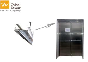 Quality 72''x 84'' Double Swing RHA Gal. Steel Fire Safety Door/ BS Certified/ 2 Hours Fire Rating for sale