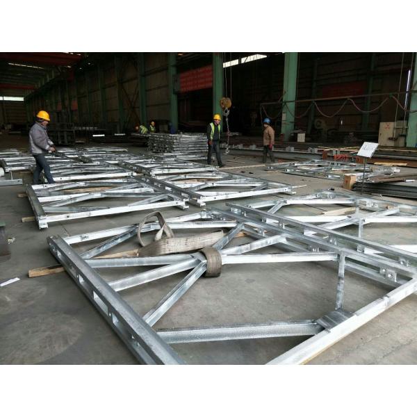 Steel Structure Temporary Bridge Construction / Pre Engineered Pedestrian Bridges
