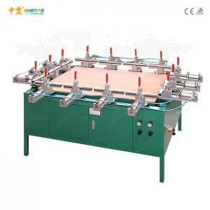 China Aluminium Alloy 30N/CM Pneumatic Automatic Screen Stretching Machine on sale