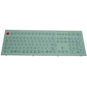 Compact IP65 waterproof Industrial Membrane Keyboard / washable computer