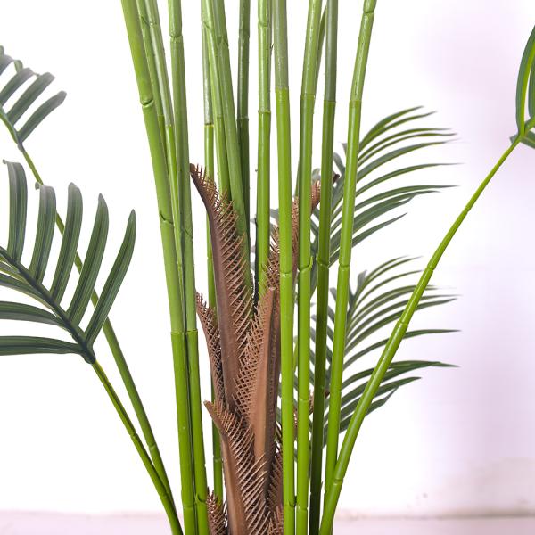 Artificial Palm Tree wholesale​ Realistic Fiber Trunks Faux Tropical Areca Floor Plant for Indoor Home and Office Decor