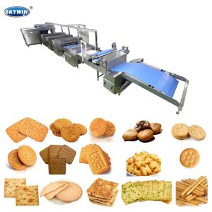 Full Automatic 1500kg/H Skywin Biscuits Making Machine Multifunctional