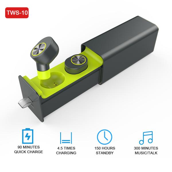 Wireless Earphone in-Ear True Tws R16 Sport Bluetooth Earbuds Best Cordless Earphones (with Mic Smallest Stereo headset)