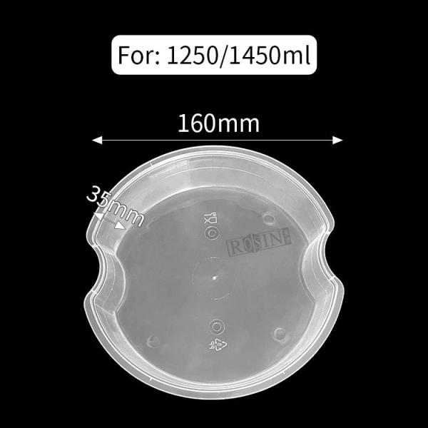 Plastic Restaurant Take Out Containers Leak Proof With Separate Insert Tray