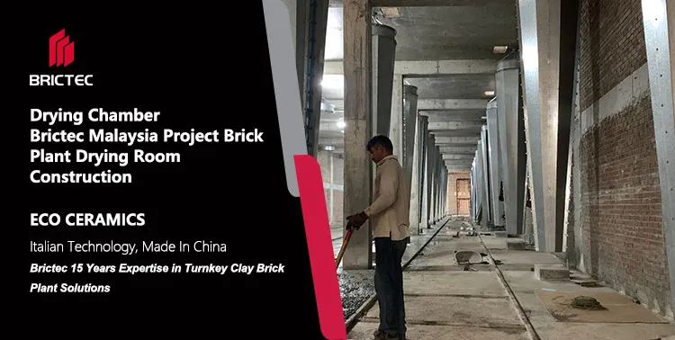 Brick Drying System Block Making Machinery by Brictec in Malaysia Project Automatic