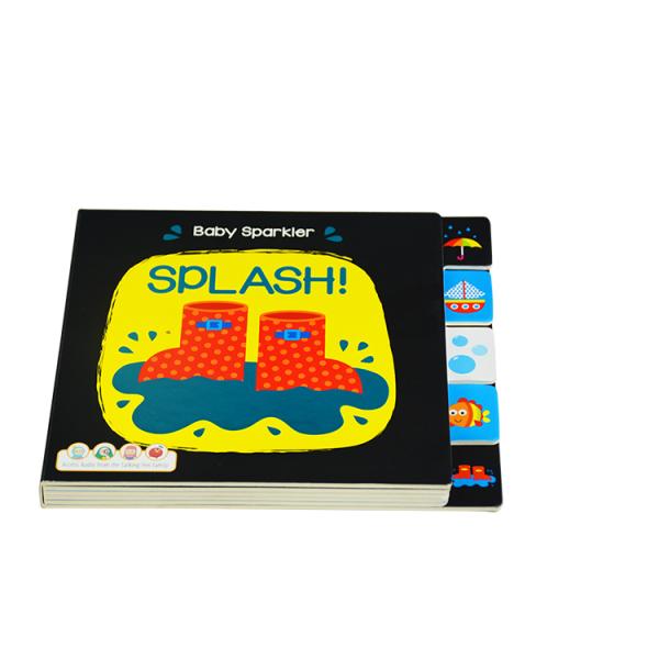 12P Photo Board Book Printing , Die Cut Book Printing with tab