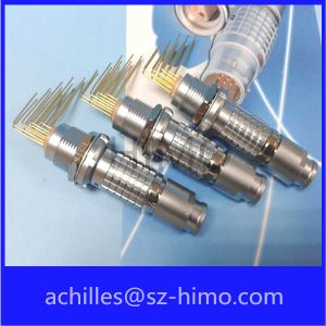 Quality push pull lemo pcb panel mount connector for sale