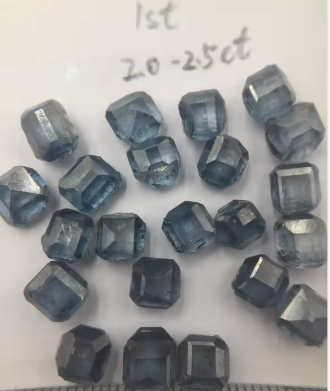 Fancy Bule Uncut Diamond Stone VVS HPHT Blue Rough Diamond For Gems