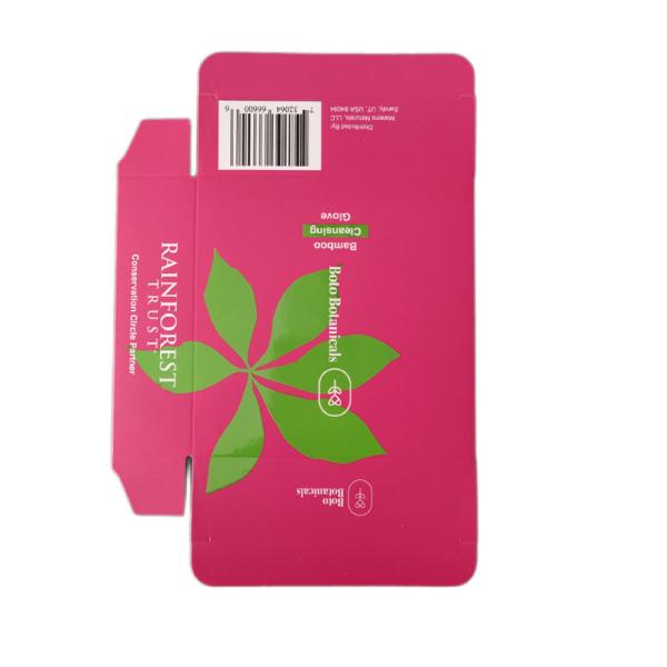 Custom Design Folded Colorful Logo Printed Eye Contact Lenses Paper Box for Packaging