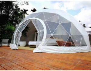 Quality 4M Garden Igloo Tent , Outdoor Camping Tent Party House Geodesic Dome Tent for sale