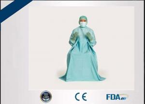 China Waterproof Disposable Barrier Surgical Gown Three Layer Compound Non Woven Fabric Made on sale