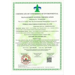 FOSHAN OMAN MEIGE FURNITURE CO.,LTD Certifications