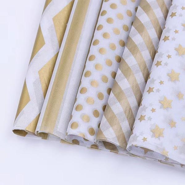 Buy Custom Tissue Paper Gift Wrapping Paper With Company Logo Garment Packaging Paper at wholesale prices