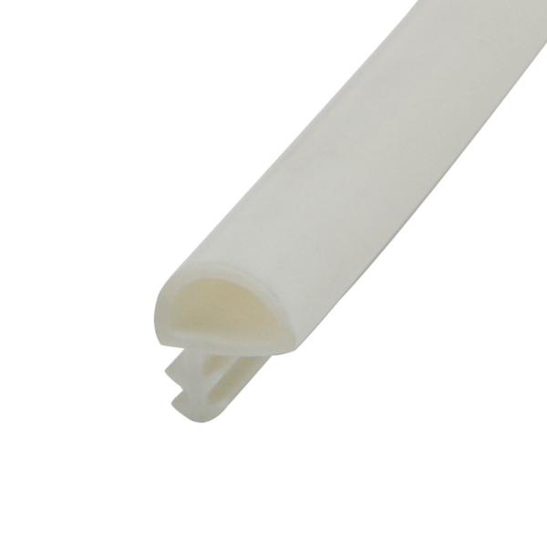 D Shape Pvc Seal Strip Door Weather Stipping Side Groove Type 9x5mm