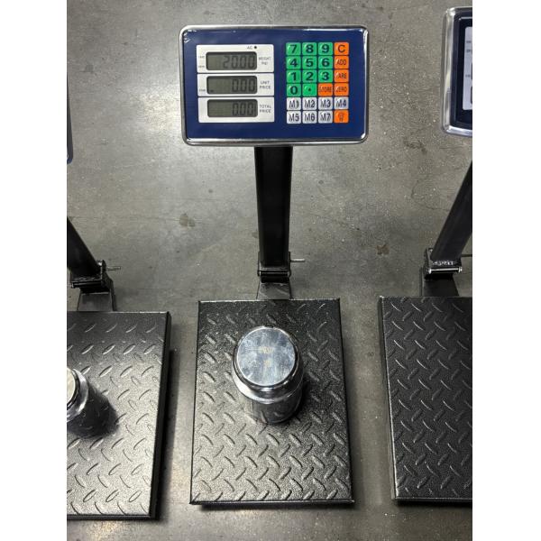 AC/DC Power Supply Platform Scale 300kg Capacity ABS Material 150kg 500kg Digital Electronic Balance for Weighing