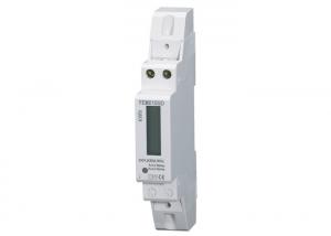 China Small Volume Single Phase Electric Meter With 35mm Din Rail PC , Customized Size on sale