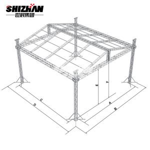 Quality Outdoor Mobile Aluminum Roof Truss Stands DJ Booth for sale
