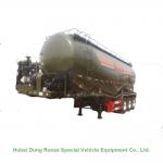 50-70cbm 2/3 Axle Cement Silo Trailer , Dry Bulk Cargo Trailer 40 - 100 Tons