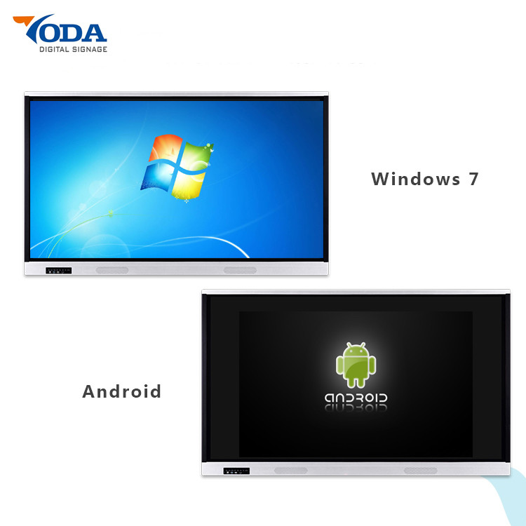 3840*2160P 55" 500W 320cd/m2 LCD Interactive Touch Screen