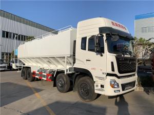 Quality 8*4 Electric Discharge Bulk Feed Truck 40m3 Grain Transport Truck ISO for sale